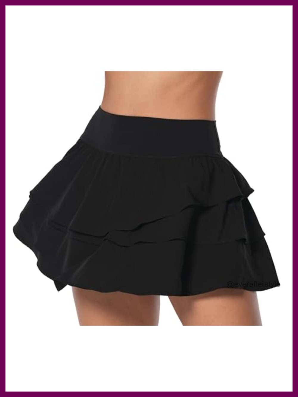 Pleated Tennis Skort High Waisted Skirt with Built-in Shorts Pockets